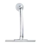 Better Living 10.25 in. Aluminum Extendable Shower Squeegee with Ergonomic Handle, Silver/Chrome thumbnail 1