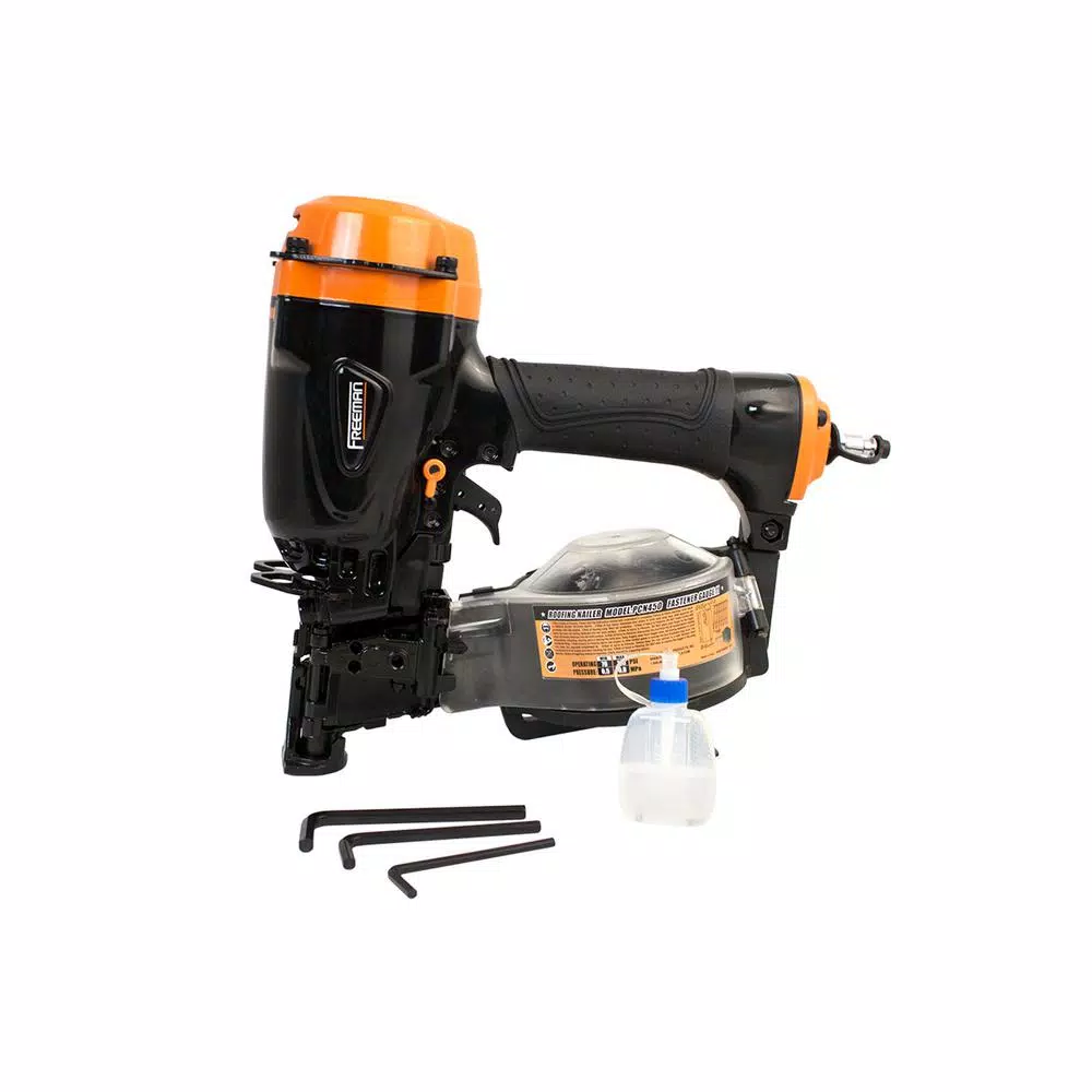 Freeman PCN450 15 Degree 1-3/4 in. Rapid Fire Coil Roofing Nailer