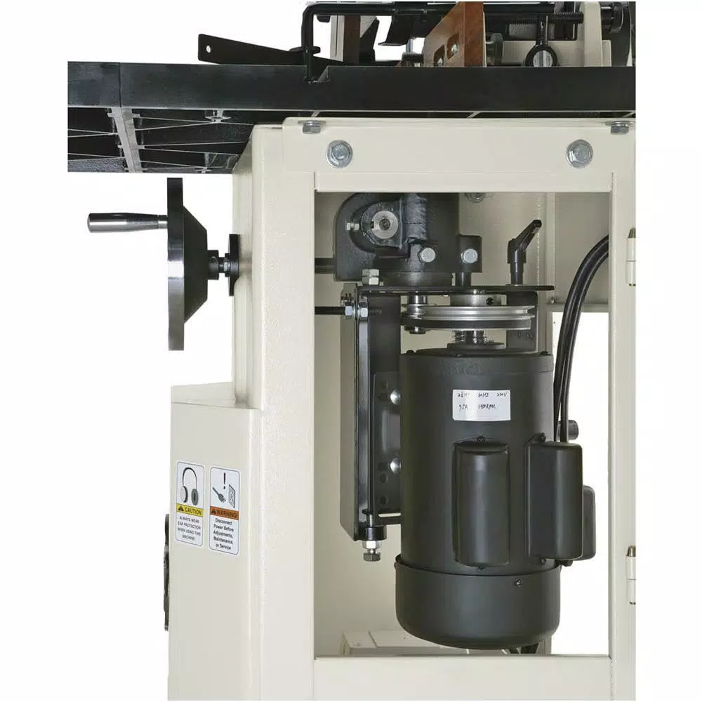 Shop Fox 2-1/2 HP Heavy-Duty Shaper with Cast Iron Table and Mobile Base