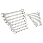 Husky 19-Piece SAE Ratcheting Combination Wrench Set thumbnail 4