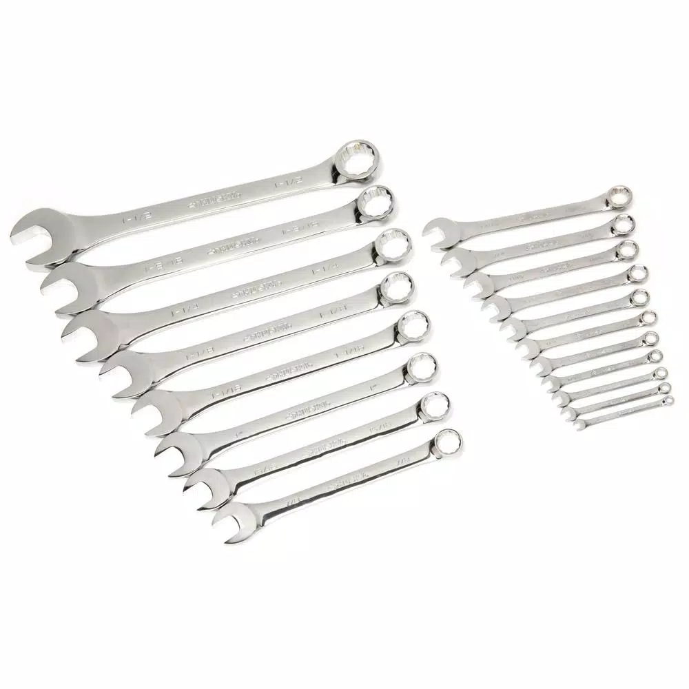 Husky 19-Piece SAE Ratcheting Combination Wrench Set