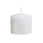 LUMABASE 72-Count White Unscented Votive Candles, 10-Hour Burn Time, Paraffin Wax thumbnail 1