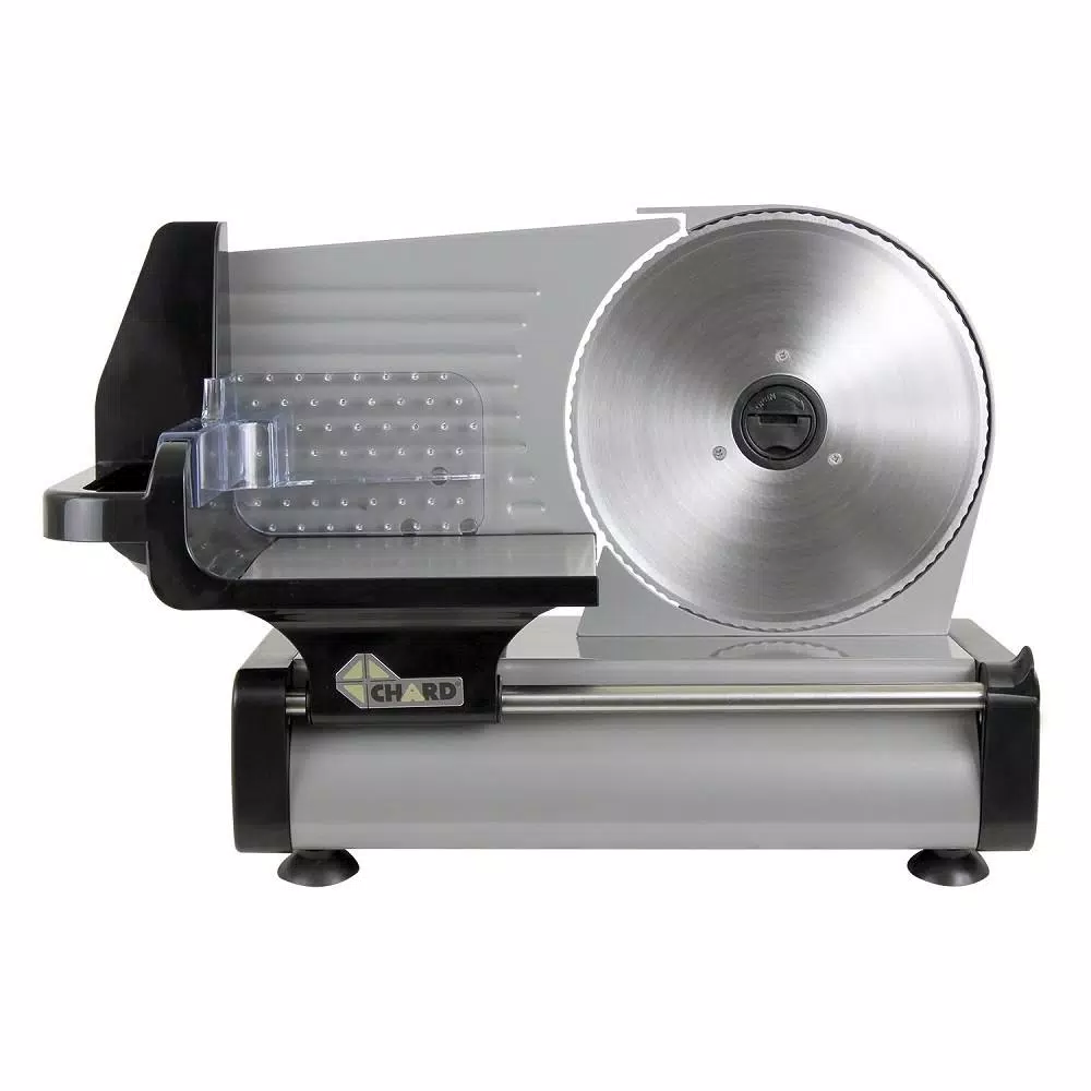 CHARD Electric Slicer with 8.6-in. Stainless Steel Serrated Blade