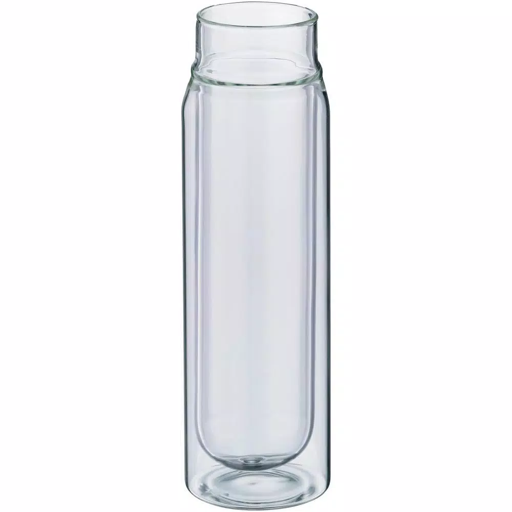alfi .8 Qt. Double-Wall Borosilicate Glass Carafe with Stainless Steel Lid