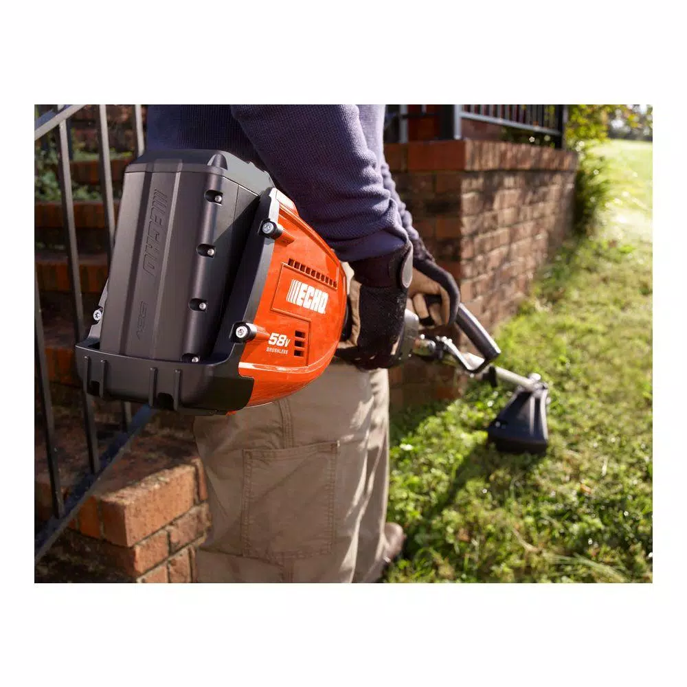 ECHO 58V Cordless Brushless String Trimmer with 2 Ah Battery and Charger