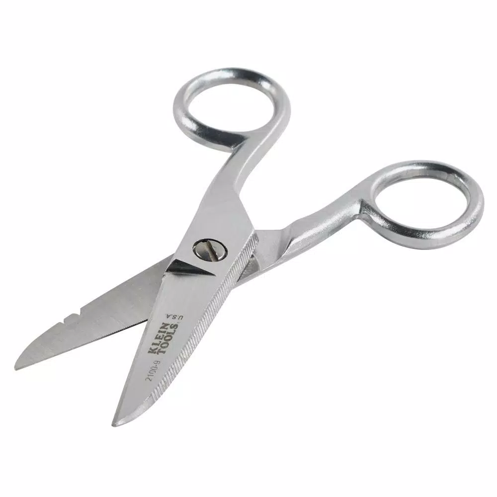 Klein Tools Cable Splicer Snips with Serrated Stainless Steel Blades