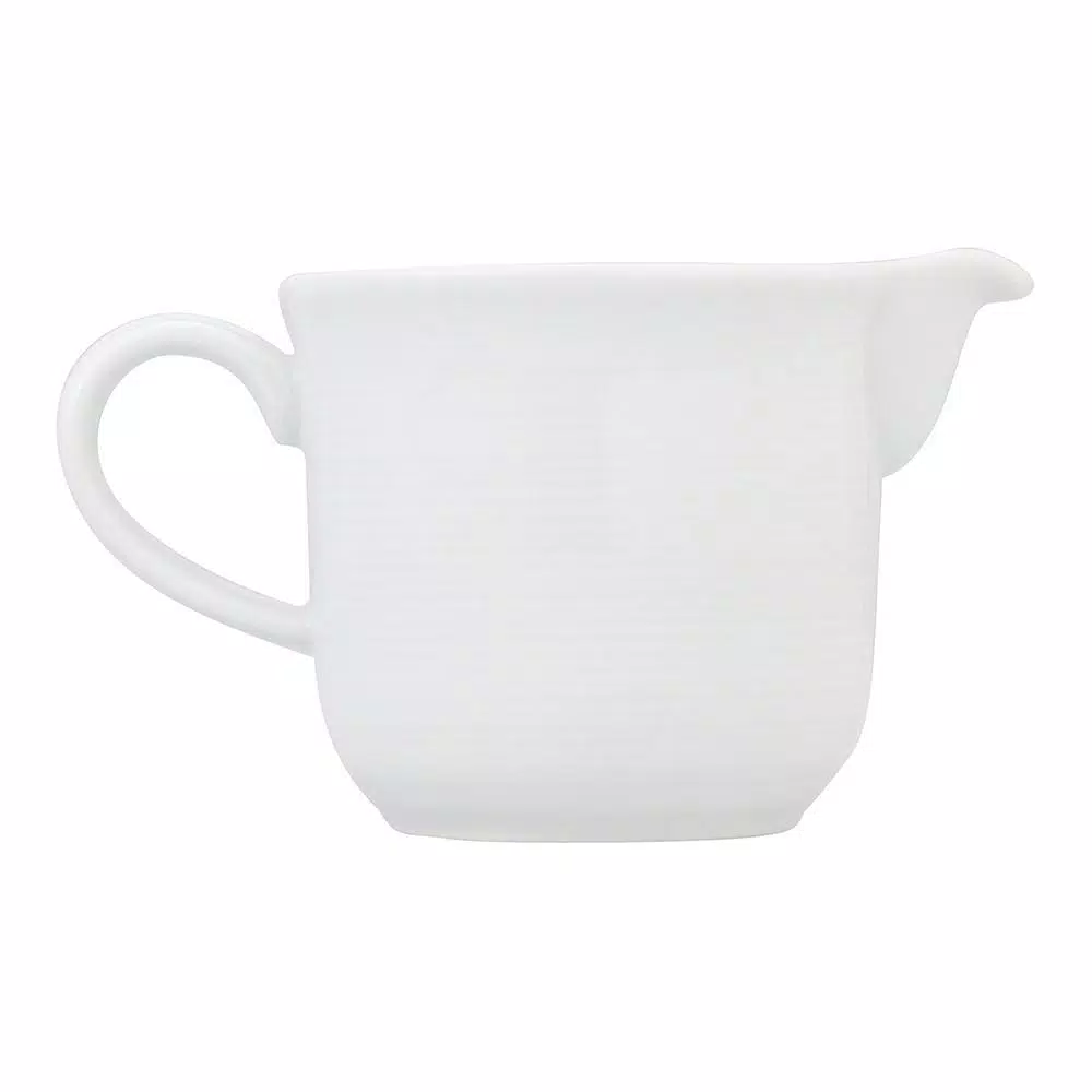 Oneida Sant Andrea Botticelli 6 oz. White Porcelain Creamer, Set of 36