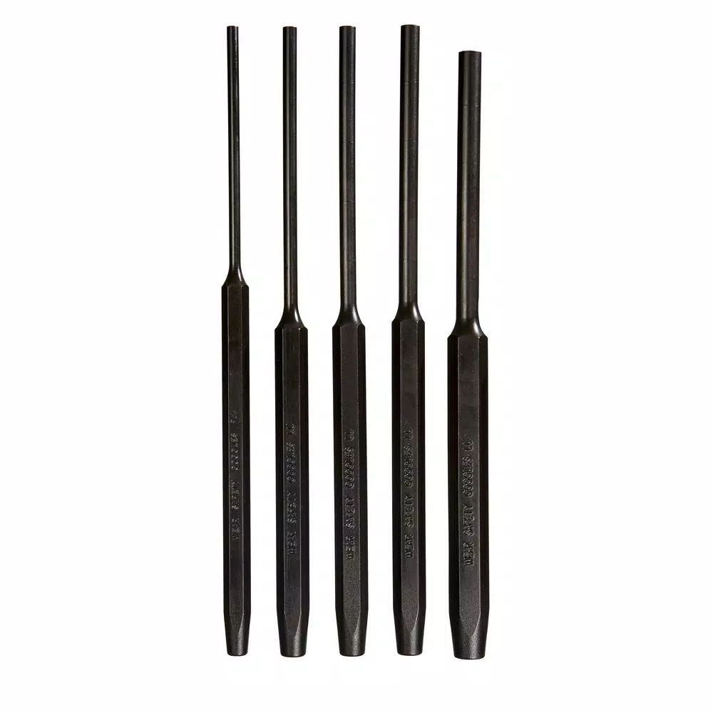 GearWrench 5-Piece Tool Steel Long Pin Punch Set