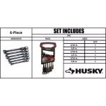 Husky 6-Piece SAE Flex-Head Ratcheting Wrench Set, 100-Position Locking thumbnail 13