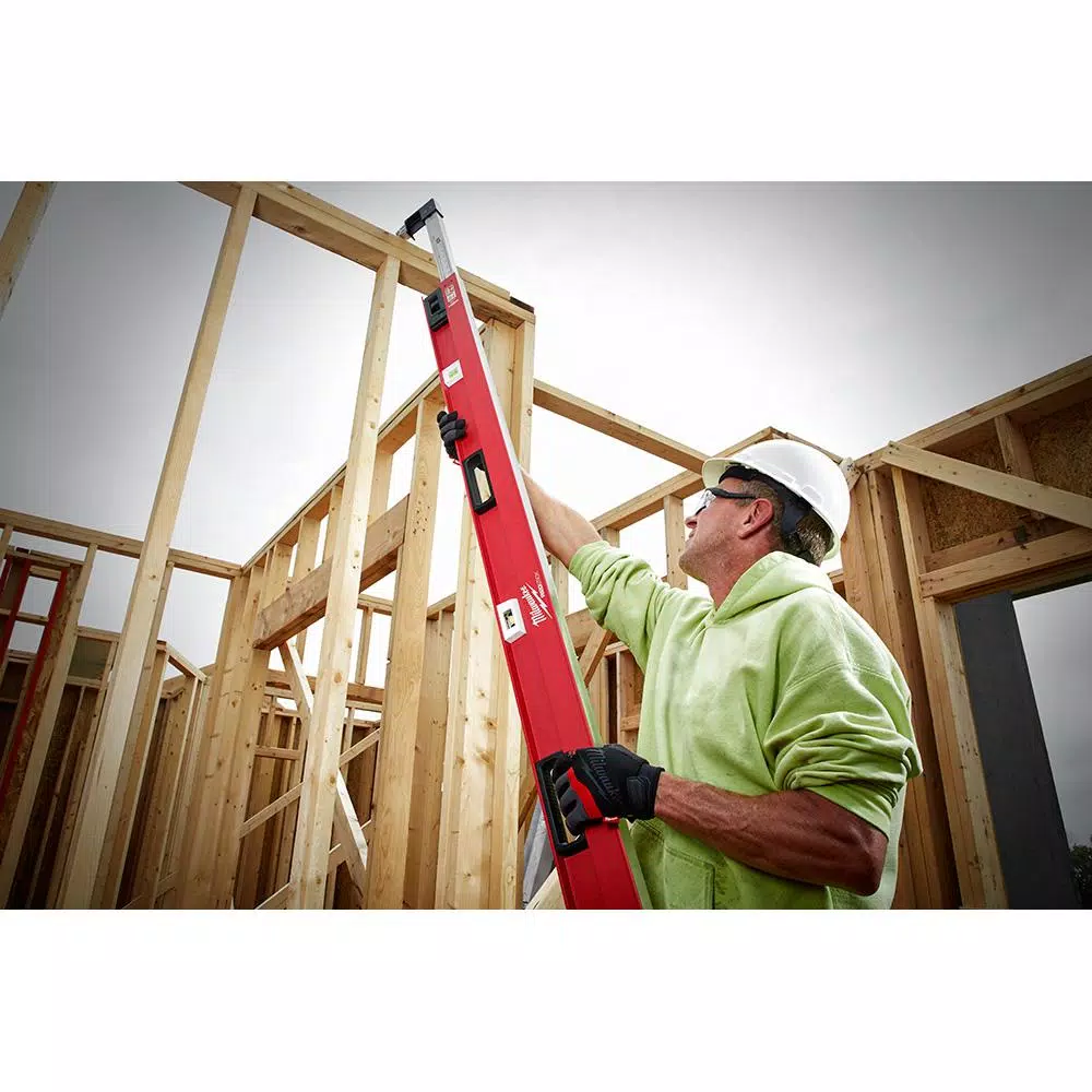 Milwaukee REDSTICK 78 in. to 144 in. Expandable Box Beam Level