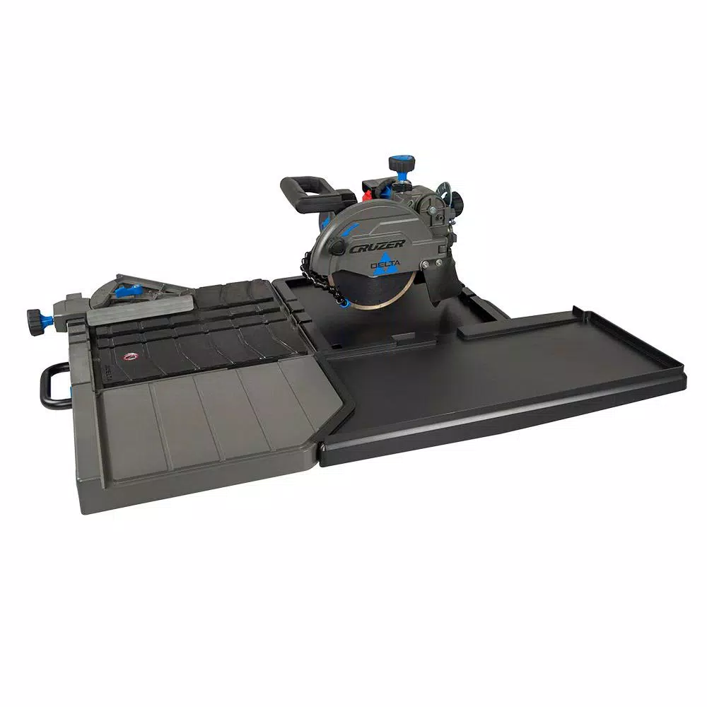 Delta Cruzer 7 in. Wet Tile Saw, 13 Amp, 24 in. Rip Capacity