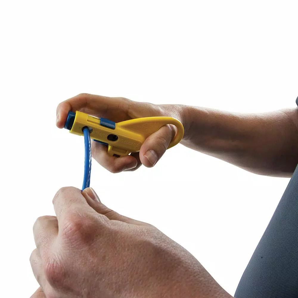 Klein Tools 2-Piece Compact Cable Cutter and Radial Stripper Tool Set