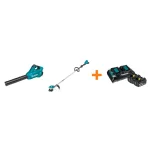 Makita 18V X2 LXT 36V Brushless Cordless Blower and String Trimmer Combo Kit with (2) 5.0 Ah Batteries & Charger thumbnail 1