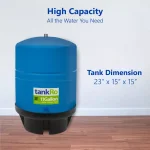 Express Water 11 Gallon Reverse Osmosis Storage Pressure Tank - 8 Gallon Capacity RO Water Filtration Expansion Tank thumbnail 2