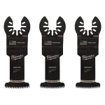 Milwaukee 1-3/8 in. High Carbon Steel Japanese Tooth Oscillating Multi-Tool Blade 3-Pack thumbnail 7