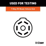 CURT 7-Way RV Blade Connector Tester for Trailer Wiring thumbnail 7