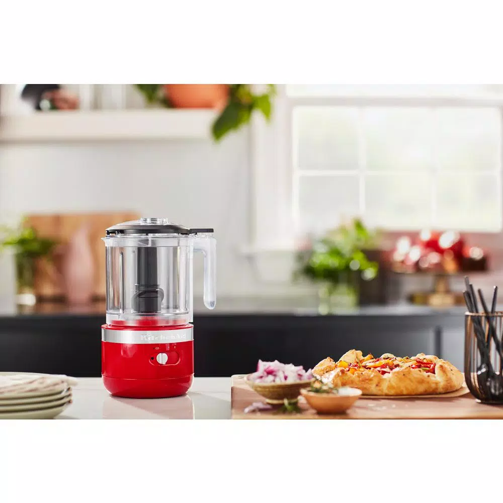 KitchenAid Cordless 5-Cup Food Chopper, Passion Red
