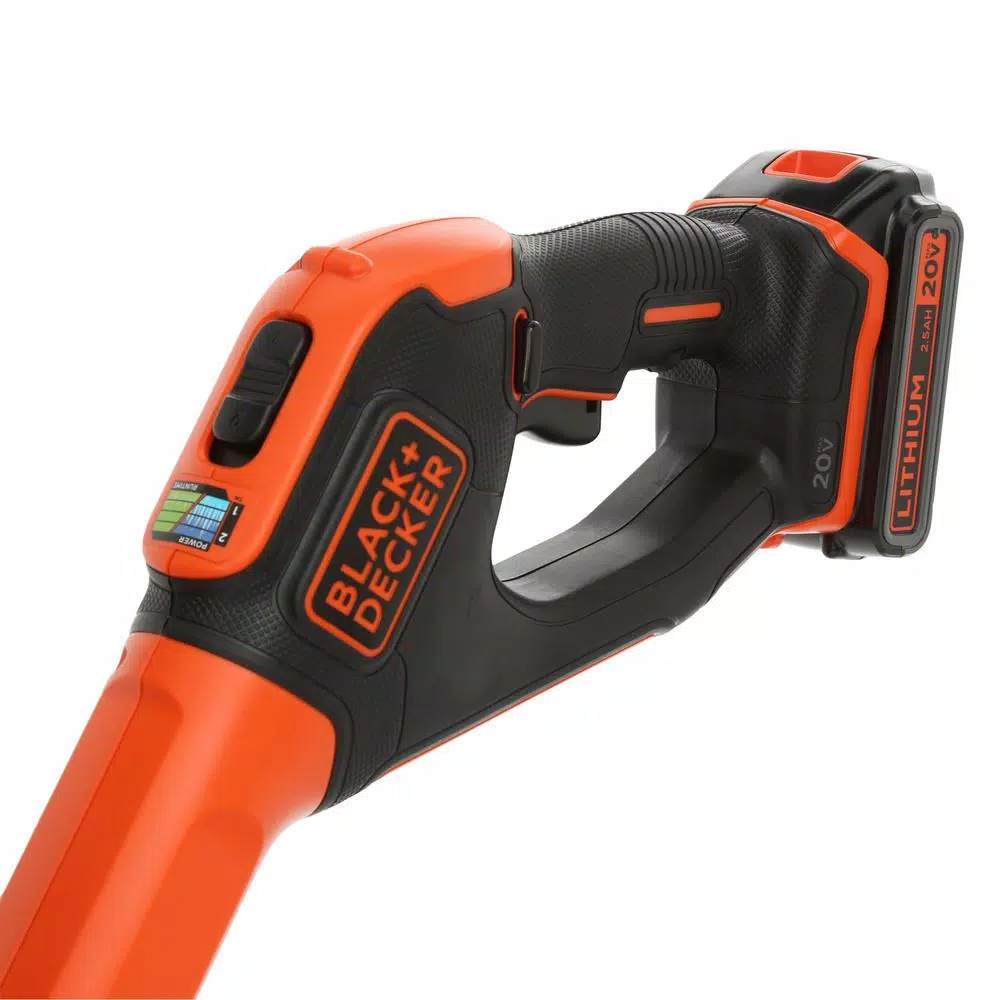 BLACK+DECKER 20V MAX 12 in. Cordless 2-in-1 String Trimmer and Edger with 2.5 Ah Battery and Charger