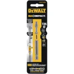 DEWALT MAX IMPACT T25 Torx Screwdriver Bit, 3.5 in. thumbnail 3