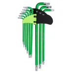 Freeman 9-Piece Extra Long Arm Torx Key Set, Chrome Vanadium Steel, T10-T50 thumbnail 2