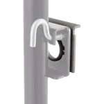 CURT Replacement Swivel Jack Mounting Bracket, Bolt-Through Design thumbnail 2