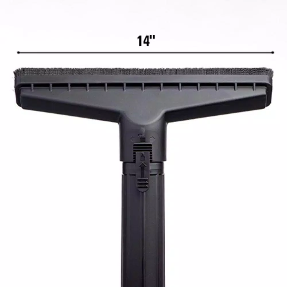 RIDGID 2-1/2 in. Locking Floor Brush for Wet/Dry Vacuums, 14 in. Wide Brush