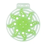 Unbranded Apple Fragrance Anti-Splash Green Urinal Screen (10 per Box) thumbnail 1