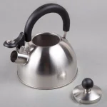 Creative Home Simplicity 6-Cup Brushed Stainless Steel Stovetop Tea Kettle with Whistle thumbnail 4