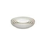 Denby Natural Canvas 4-Piece Nesting Serving Bowl Set, White Clay thumbnail 1