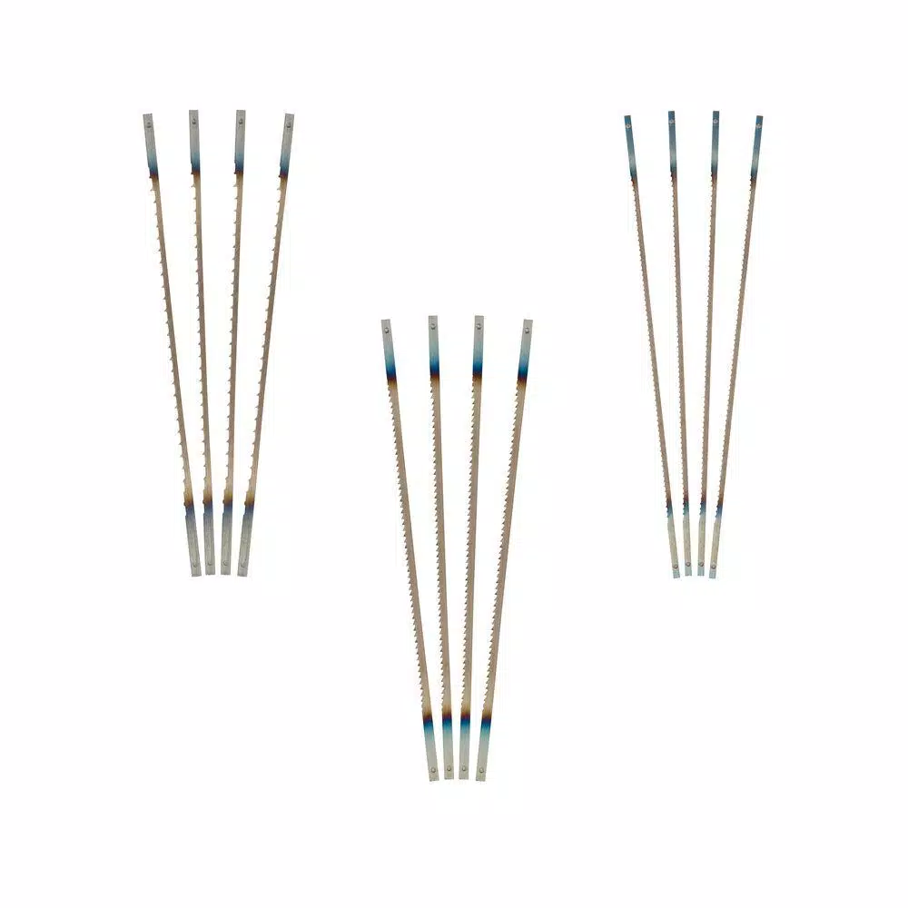 RYOBI 18-Piece Regular Tooth Scroll Saw Blades Assortment, High Carbon Steel