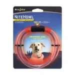 Nite Ize NiteHowl LED Safety Necklace for Dogs, Red, Adjustable 12-27 in. thumbnail 1