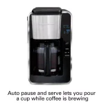 Hamilton Beach 12-Cup Programmable Easy Access Deluxe Coffee Maker, Black thumbnail 4