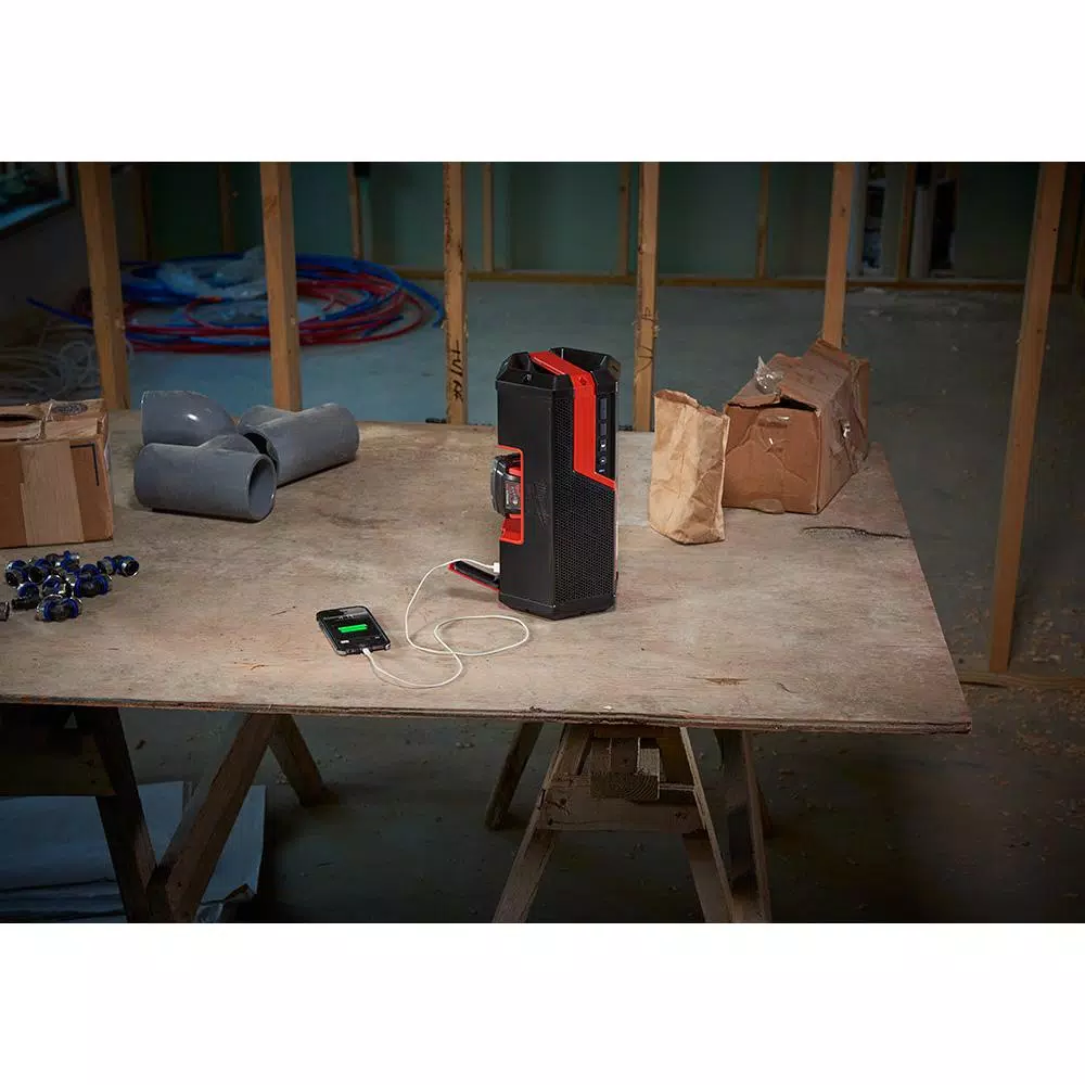 Milwaukee M18 FUEL 4-Tool Combo Kit: Blower, Speaker, Fan, and Rocket Dual Power Tower Light