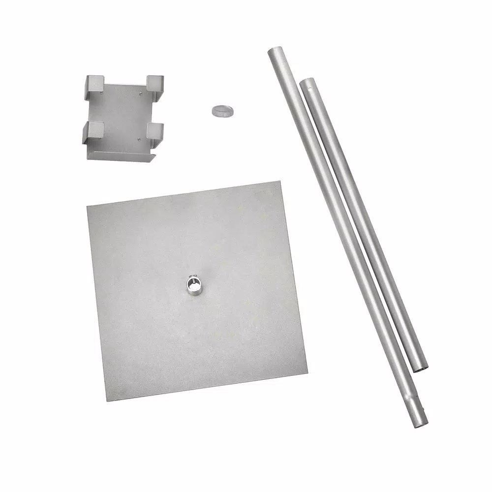 Alpine Industries 40.5 in. Sanitizing Cleaning Wipes Dispenser Stand, Silver Steel