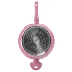 Gibson Home Plaza Cafe 3.5 qt. Aluminum Nonstick Saute Pan with Glass Lid, Lavender thumbnail 2