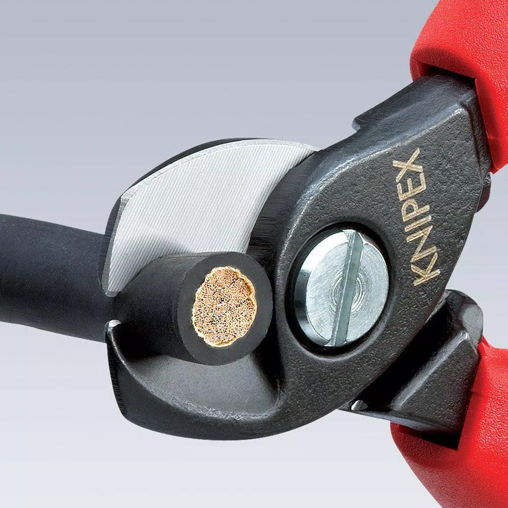 KNIPEX 6-1/4 in. High Leverage Diagonal Cutters with Tether Attachment