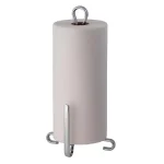 interDesign Axis Polished Chrome Steel Paper Towel Holder - Modern Freestanding Countertop Design thumbnail 2