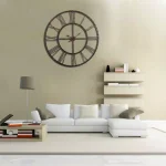 Utopia Alley Rivet Roman 45 in. Distressed Bronze Oversize Industrial Wall Clock thumbnail 10