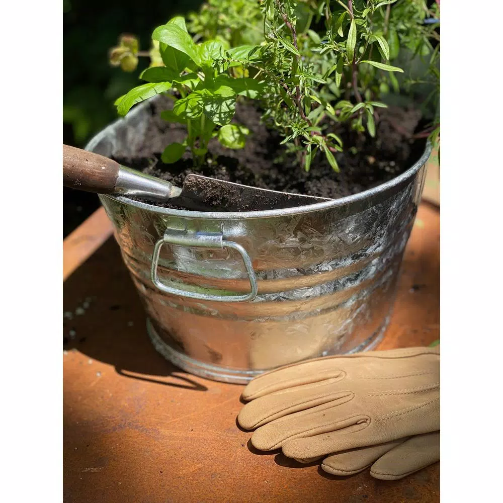 Behrens 1 Gal. Hot Dipped Galvanized Steel Oval Tub with Wire Handles