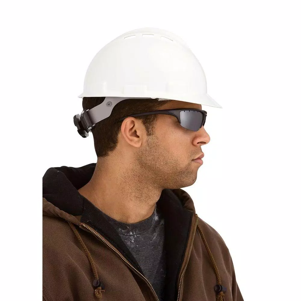 3M White Vented Hard Hat with Ratchet Adjustment, Type 1 Class C (Case of 6)