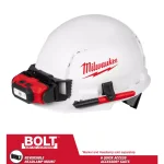 Milwaukee BOLT White Type 1 Class C Vented Hard Hat with Performance Tinted Safety Glasses Set thumbnail 7
