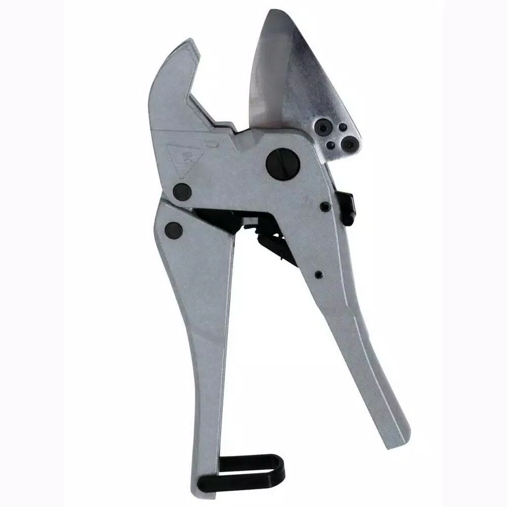 General Tools PVC Cutting Pliers with Ratchet System and Replaceable High-Carbon Steel Blade