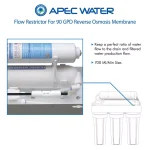APEC Water Systems 700 ml/min Flow Restrictor for 90 GPD Reverse Osmosis Systems, 1/4 in. Quick Connect thumbnail 2