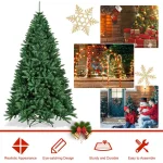 Costway 7.5 ft. Unlit Douglas Fir Artificial Christmas Tree with 2254 Tips thumbnail 5