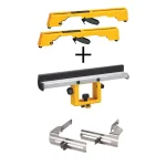 DEWALT Miter Saw Workstation Mounting Brackets with Wide Material Support and Crown Stops thumbnail 1