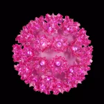 Wintergreen Lighting 6 in. Pink LED Starlight Sphere, 70 Mini Lights thumbnail 1