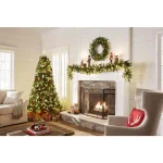 Home Accents Holiday 7.5 ft Alexander Pine Pre-Lit LED Artificial Christmas Tree with 550 SureBright Warm White Lights thumbnail 4
