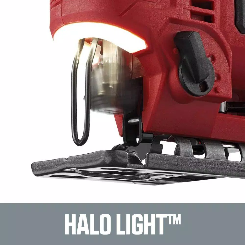 SKIL 6 Amp Corded Electric Orbital Jigsaw with Halo Light and Tool-Free Blade Change