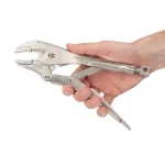 TEKTON 10 in. Curved Jaw Locking Pliers with Straight Tips thumbnail 8