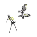 RYOBI 10 in. Sliding Compound Miter Saw with LED and Universal QuickSTAND thumbnail 1